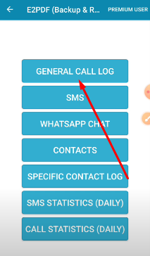 general call logs in e2pdf