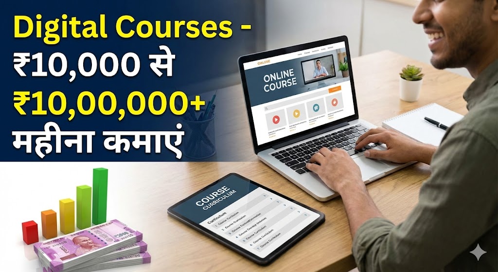Digital Courses - ₹10,000 से ₹10,00,000+ महीना कमाएं
